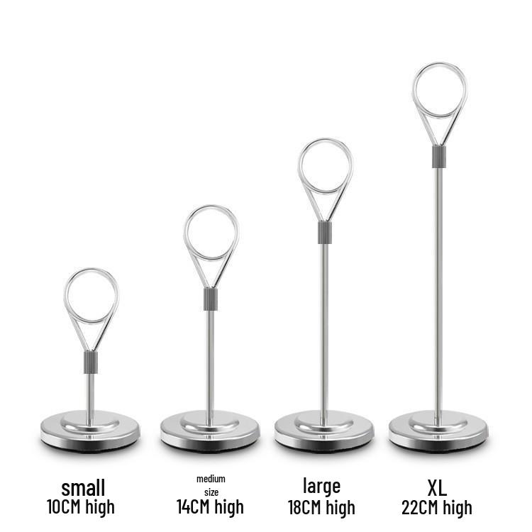 Desktop Memo Clip & Business Card Holder - Photo & Postcard Stand Tray Ornament.