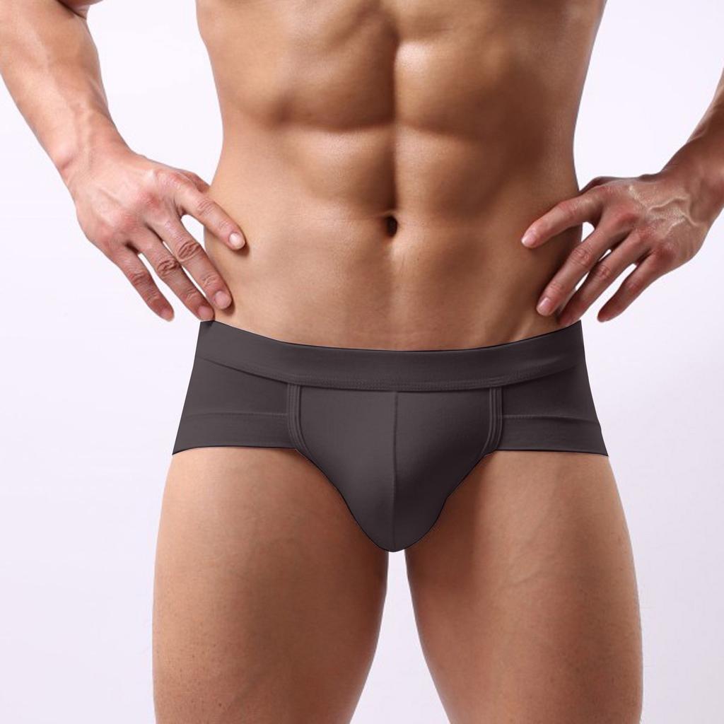 Men's Underwear,briefs, Men's U-shaped Bags, Anti-clogging, Low Waist, Solid Color
