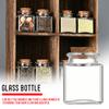 1/5/10 Pièces Bocaux de Rangement en Verre Organisateur de Garde-Manger de Cuisine avec Couvercle Hermétique Épices Sucre Café Thé Bouteille Récipients pour Aliments Secs