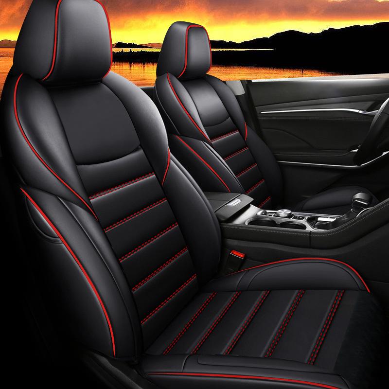 HMGJ Custom Leather Seat Cover for Changan CS75: Full Wrap, Sports Design, All-Season Use