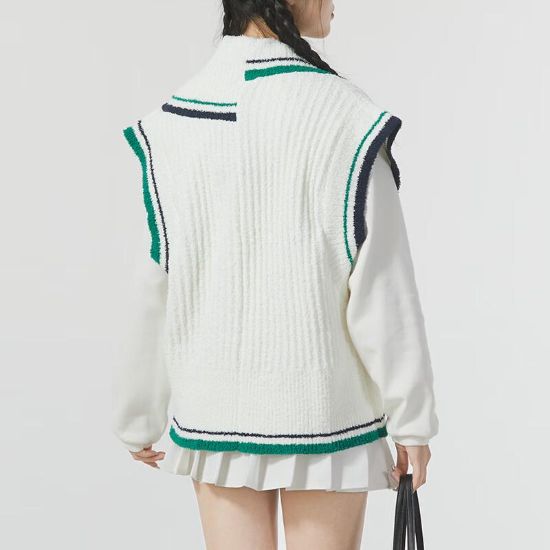 Nike Sportswear Collection White Green Women's Knit Vest FN1887-133