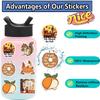 50PCS Fall Autumn Forest Sticker For Desk Refrigerator Computer Skateboard Waterproof Personality Creative Sticker