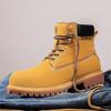 Autumn Retro Mid-Top Martin Boots: Casual American-Style Menswear for Outdoor and Couples