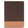 For iPad Pro 11 (2024) Case Auto Wake/Sleep PU Leather Tablet Cover Cross Texture Splicing