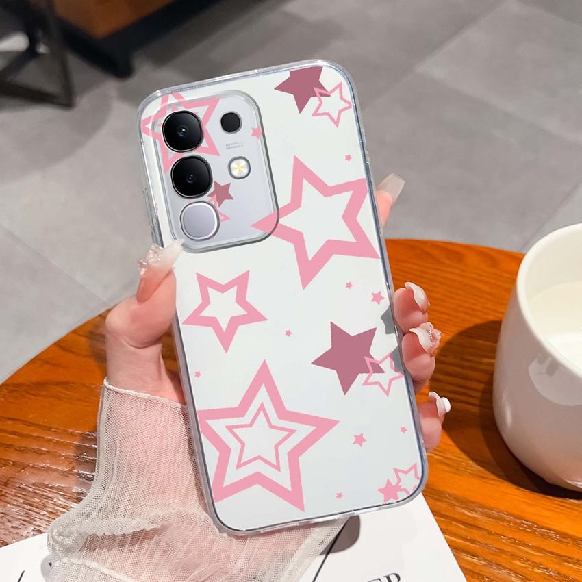 Dla Vivo Y29 Y29s Y28 Y27 Y22 Y21a Y21e Y20a Y20i Przezroczyste Etui na Telefon TPU Tajemniczy Orientalny Wzór Smoka Miękkie Silikonowe Antypoślizgowe Etui Dla Vivo Shell