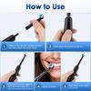 Rotating Electric Toothbrush with 4 Brush Heads with 5 Cleaning Modes Clean Teeth Battery Powered Rechargeable Toothbrush