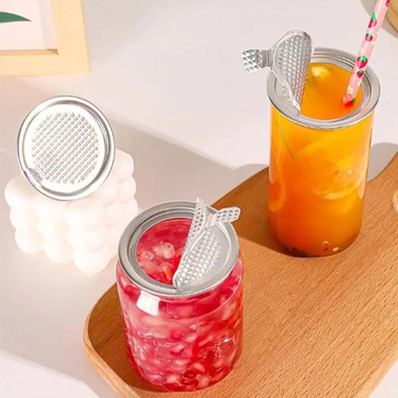 50/100 stk Trekkringlokk Drikke Brus Drikke Øl Cola Lokk Matboks Lokk Tetning Hold Fersk Lokk 55mm Bokslokk Gjenbrukbar