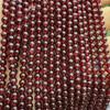 Natural Garnet Round Loose Beads for DIY Jewelry Accessories