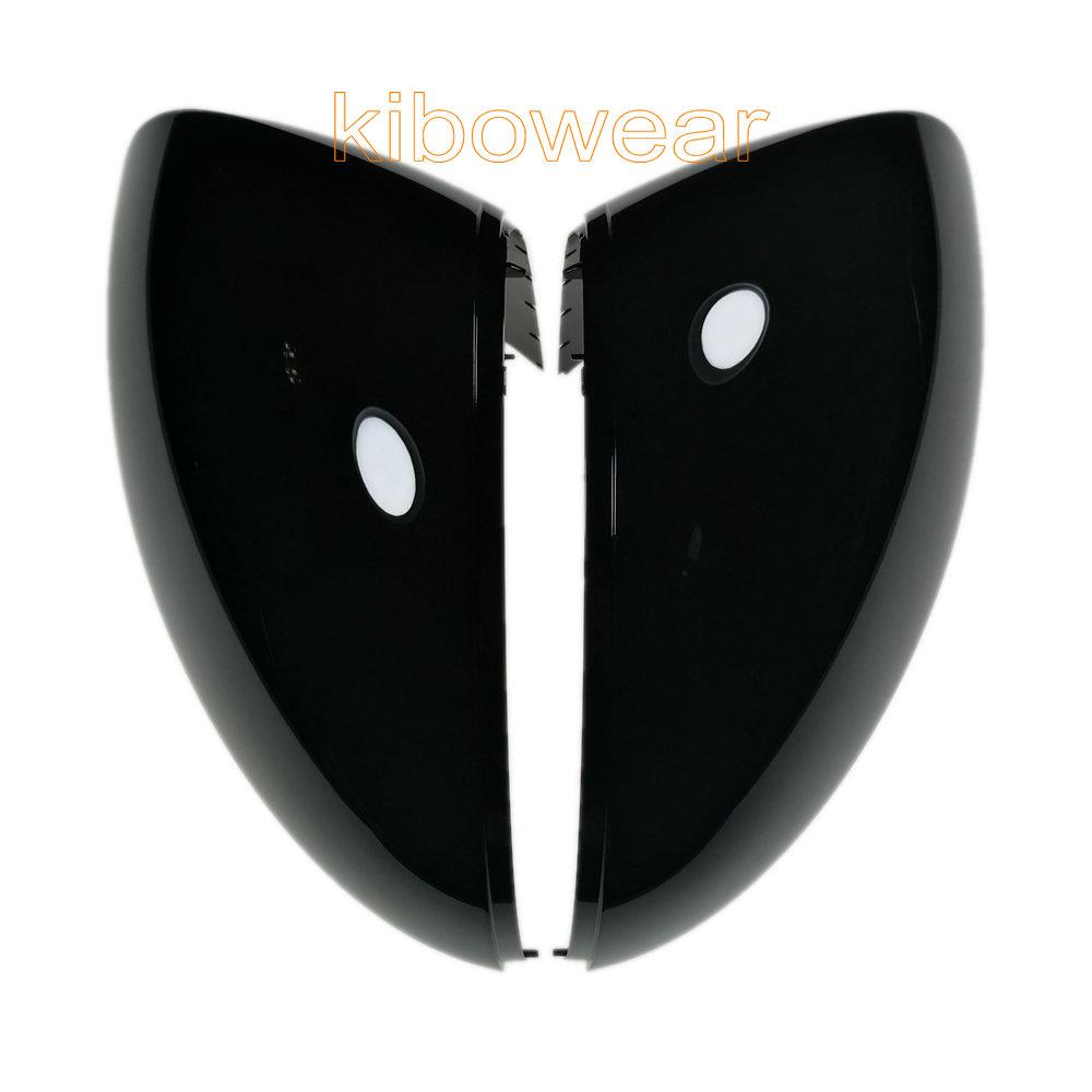 Side Wing Mirror Caps Cover for VW Tiguan MK1 I 1 for Skoda Yeti Sharan 2009 2010 2011 2012 2013 2014 2015 Replace Black