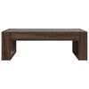 Infinity LED Coffee Table in Brown Oak Effect 90 x 53 x 30 cm