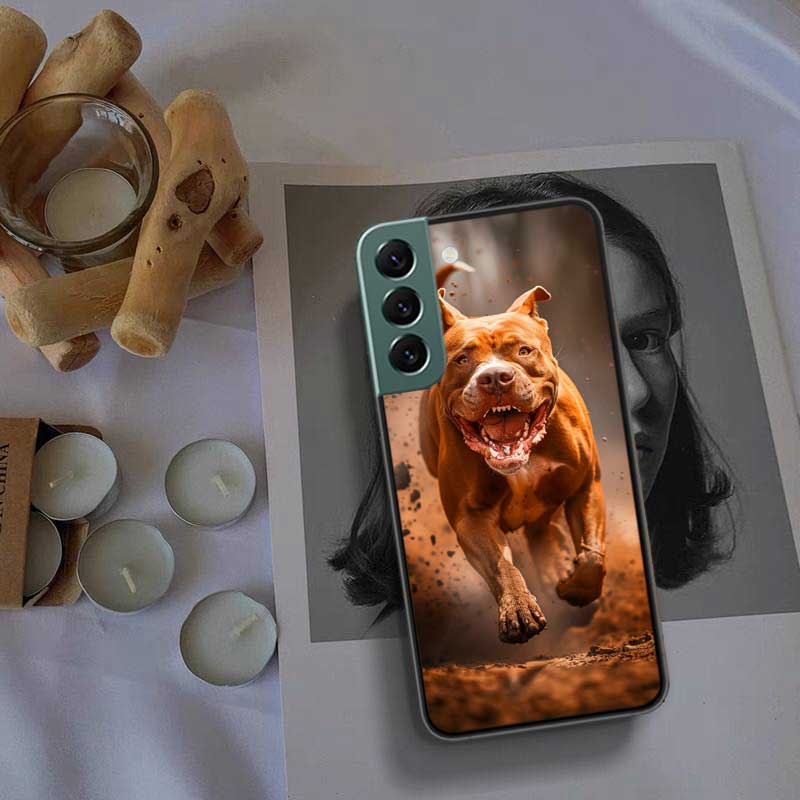 Pit Bull Lovely Pet Dog Pitbull Phone Case For Samsung Galaxy Note 20 Ultra 10 Lite 9 8 M12 M21 M30S M31 M32 M51 M52 S10 S9 S8 P