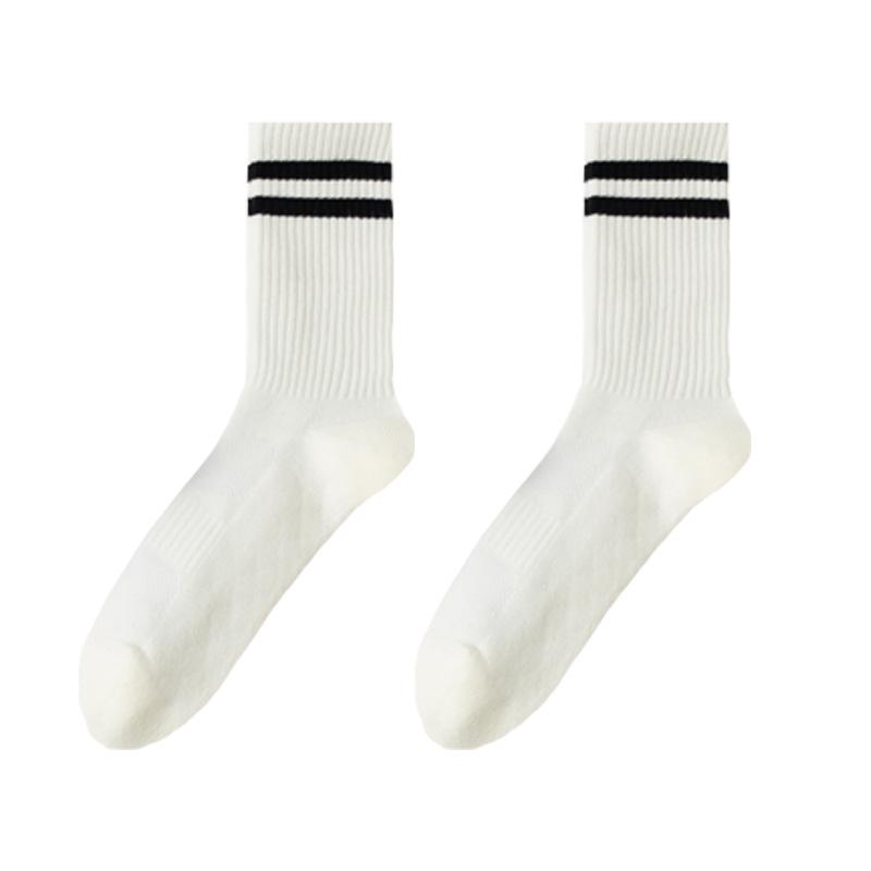 Female Autumn Professional Running Jump Rope Boneless Towel Bottom Sports Long Socks