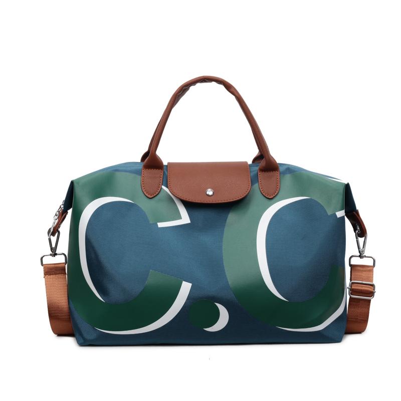 

Сумка для багажа для коротких поездок Легкая сумка для йоги и фитнеса Большая вместимость Сумка через плечо Сумка для хранения синий