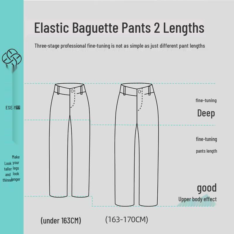 Women's High-Waist Wrinkle-Resistant Straight-Leg Ankle Pants