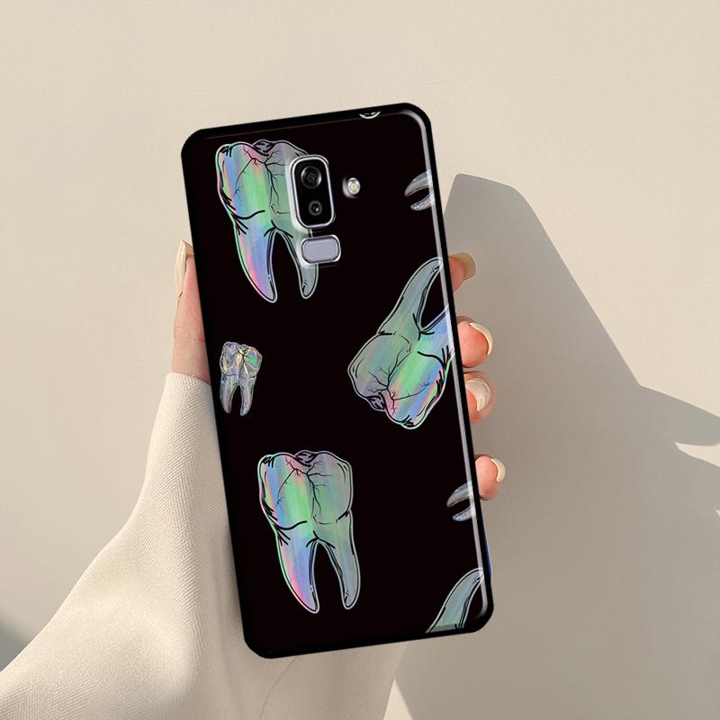 

Чехол с рисунком зуба стоматолога для Samsung Galaxy J1 J3 J7 J5 2016 A3 A5 2017 J8 A7 A9 J4 J6 A6 A8 Plus 2018 J7 2017 -J730 -J7Pro