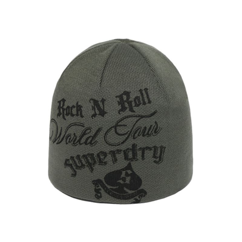 

SUPERDRY Heritage Logo Graphic Beanie Khaki FRE