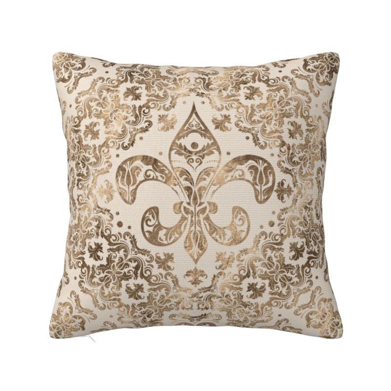 Custom Royal Standard Napoleon France Flag Pillow Case French Empire Coat Of Arms Chair Cushion Cover Square Pillowcase