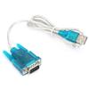 2Pcs HL 340 USB To RS232 Serial Port Adapter 9 Pin Serial Cable