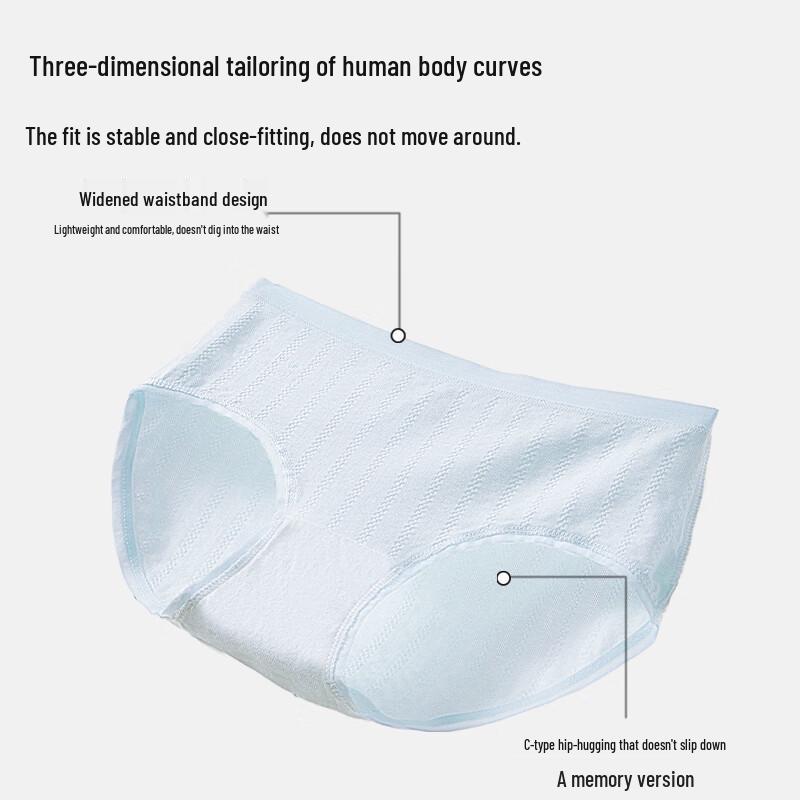 Yaya Women's Cotton Antibacterial Mid-Waist Briefs (4-Pack)