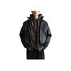 Zara Ss24 Year Of The Dragon Limited Edition Solid Color Stand Collar Zip Long Sleeve Jacket Men Jacket Black 8281550-800