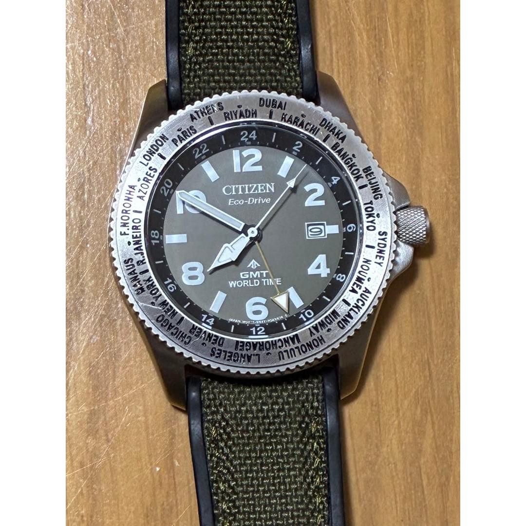 CITIZEN Pro Masterland Eco Drive GMT World Time