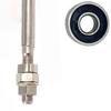 Mountain Bike Axles Quickly Release Bicycles Spindle Shifts Shaft Lever Front/Rear Wheel Hub Axles With 6000 Bearings