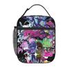 1 Piece Zipper Closure Dark Fantasy RPG Character Storage Bag Pocket Deltarune School Lunch Food Box Reusable For Lunch Food Bag