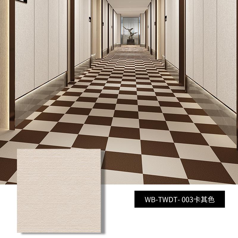 Self Adhesive Carpet Floor Tiles Anti-Slip Reusable Carpet Squares Peel and Stick Carpet Floor Tile DIY for Bedroom (10 Pcs)