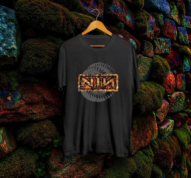 Nine Inch Nails Band Shirt | NIN Unisex T Shirt Usa Size S5XL Unisex T-Shirt L