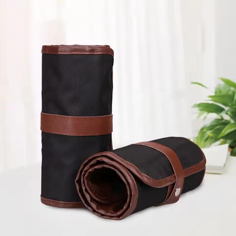 36/48 Holes Makeup Wrap Holder Roll Up Pen Bag Case Holder Storage Writing Supplies Stationery Supplies Cosmetic Bag Supplies