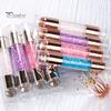 Nail Stamping Plate Seal Soft Crystal-clear DIY Painting Silicone Double Ended Head Transparent Manicure Stamp Pen for Salon
