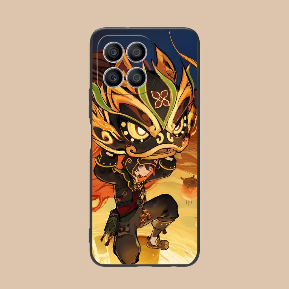 Game GI Gaming Mobile Phone Case for Honor 90 80 70 60 50 30 20 10 9 8 7 Pro S SE Lite 5G Colorful Printing Cover Luxury Cover