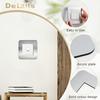 4PCS Modern Light Switch Sticker Acrylic Dustproof Switch Outlet Protective Cover Switch Wall Sticker For Living Room Home Decor