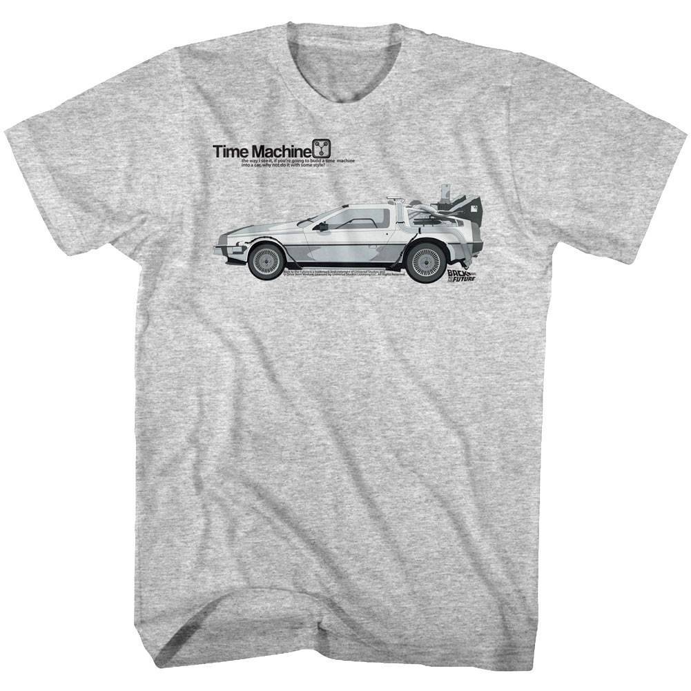Back to The Future DMC DELOREAN Time Machine Haynes Car Manual Men T Shirt S