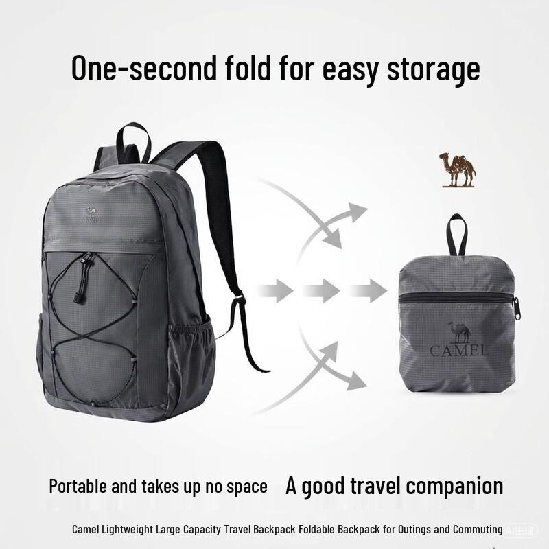 Camel Lightweight Foldable Travel Backpack