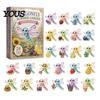 Regalo Collezionabile per Bambini Bellissime Farfalle Calendario dell'Avvento 2026, Scatola Conto alla Rovescia di 24 Giorni Costruzione dell'Attesa con Ornamenti a Farfalla in Acrilico 2D,