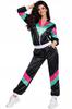 Dres strój lata 80 przebranie retro dresy kostium disco bluza vintage l
