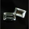 Natural White Ceylon Sapphire 16.32ct Emerald Cut Certified Loose Gemstone