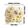 Baseball Hat Flower and Bird Print Adjustable Breathable Cotton Headgear Sun Hat Women for Summer Travel Outdoor Sports Running