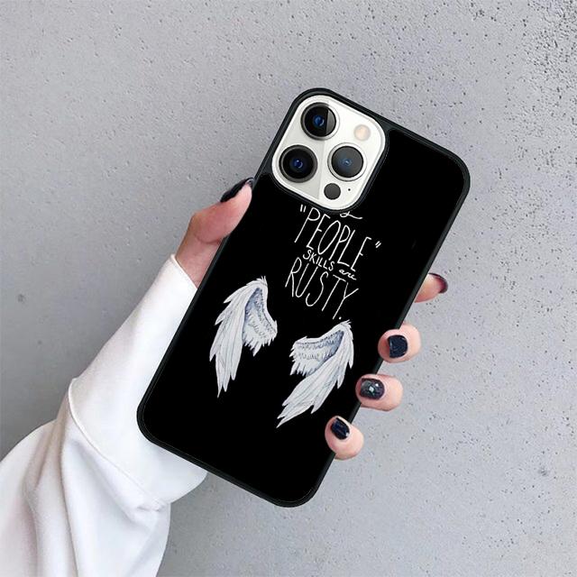 

Supernatural Quotes Coque Shell For iPhone 17 Air 15 16 14 13 12 Pro Max 11 Pro Max Plus Phone Case Cover iPhone 15