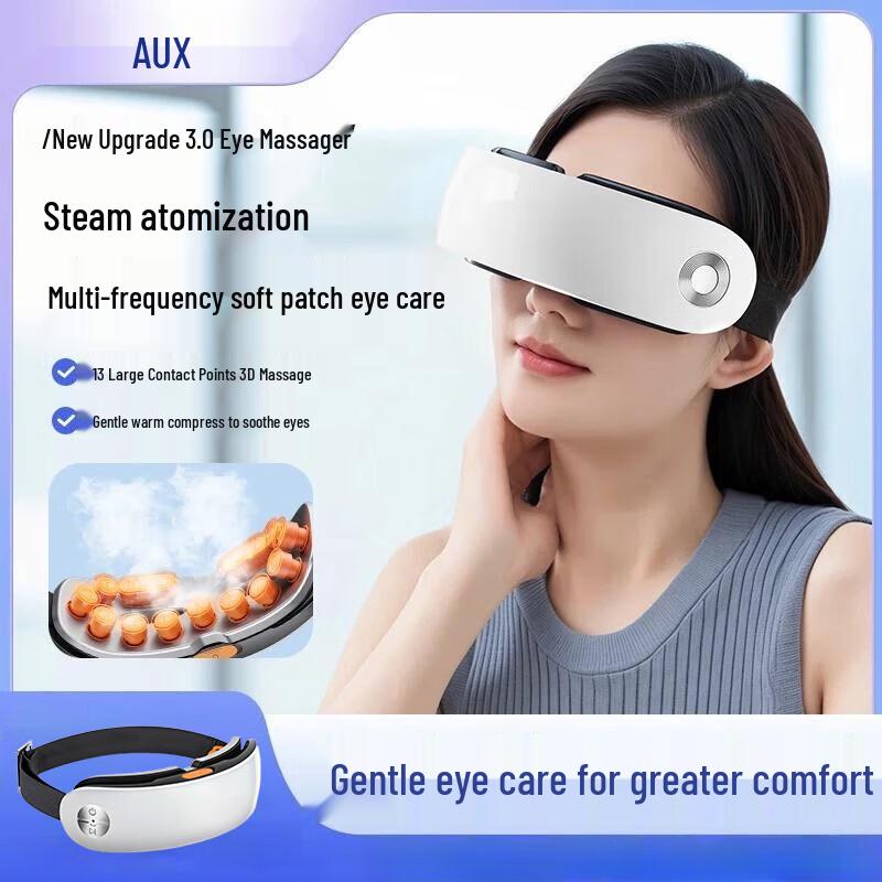 Aux Steam & Vibration Eye Massager
