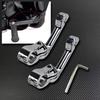 HDBUBALUS Motorcycle Universal 1.3 inches (32 mm) Highway Foot Peg Pedal Long Type for Harley Suzuki Kawasaki BMW