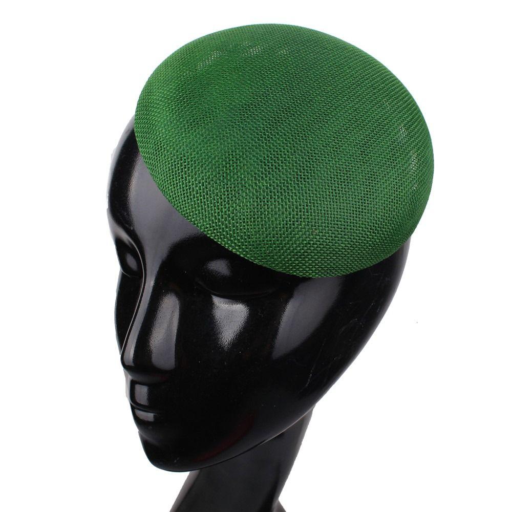 Solid Color Fascinator Base Headpiece Mesh Hat Exquisite Vintage Fascinator Hat  Dance Show