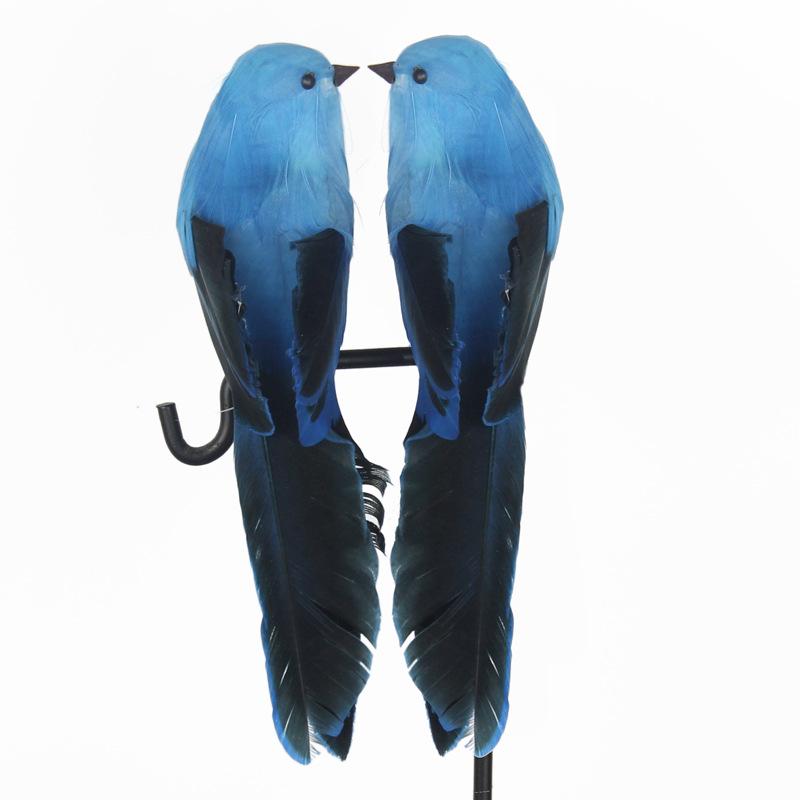 Artificial Simulation Feather Birds Models Fake Foam Animal Wedding Home Garden Figurine Ornament Miniature Decoration