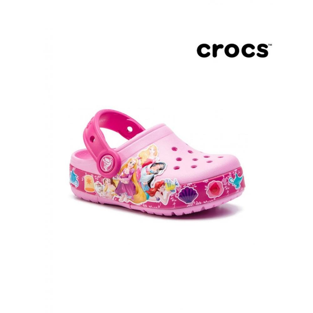 Crocs Kids Fun Wrap Princess Band Light Clog Pink 205496 6i2