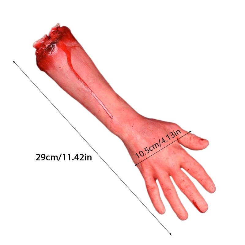 Dead Bloody Scary Limb Props for Yard Garden Horror Props Halloween Decorations Decorative Extremity Decorations