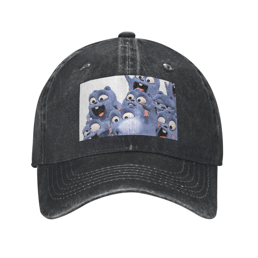 Animation Grizzy und die Lemminge Zeichentrick Anime Jeans-Kappe Lässige Baseballkappen Verstellbarer Hut Sommer Unisex Baseballkappen