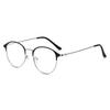 Unisex Classic Metal Round Frame Myopia Glasses Eyewear Optical Glasses Eyeglasses