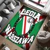 Legia Warsaw poster Carpet Rug for Living Room Bedroom Home Sofa Decoration,Kids play Nonslip Floor Mat