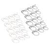 15PCS Table Card Holders Metal Wire Label Display Stand for Memo Photo Picture Number Place Cards
